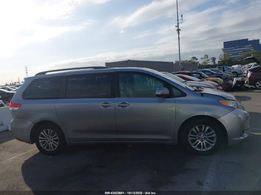 2013 Toyota Sienna Xle V6 8 Passenger VIN: 5TDYK3DC2DS334536 Lot: 43422601