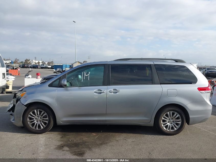 2013 Toyota Sienna Xle V6 8 Passenger VIN: 5TDYK3DC2DS334536 Lot: 43422601