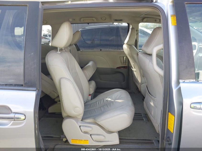 2013 Toyota Sienna Xle V6 8 Passenger VIN: 5TDYK3DC2DS334536 Lot: 43422601