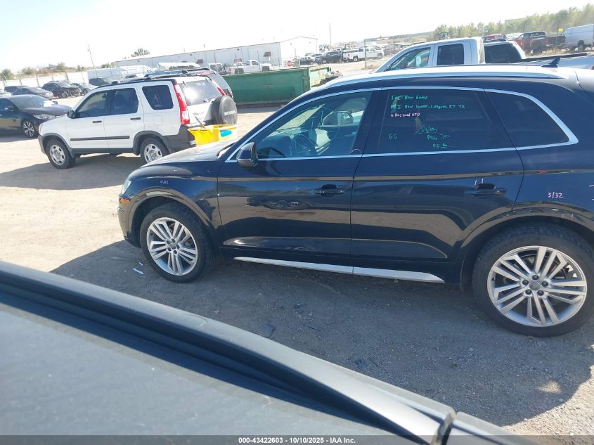2018 Audi Q5 2.0T Premium/2.0T Tech Premium VIN: WA1BNAFY2J2193247 Lot: 43422603