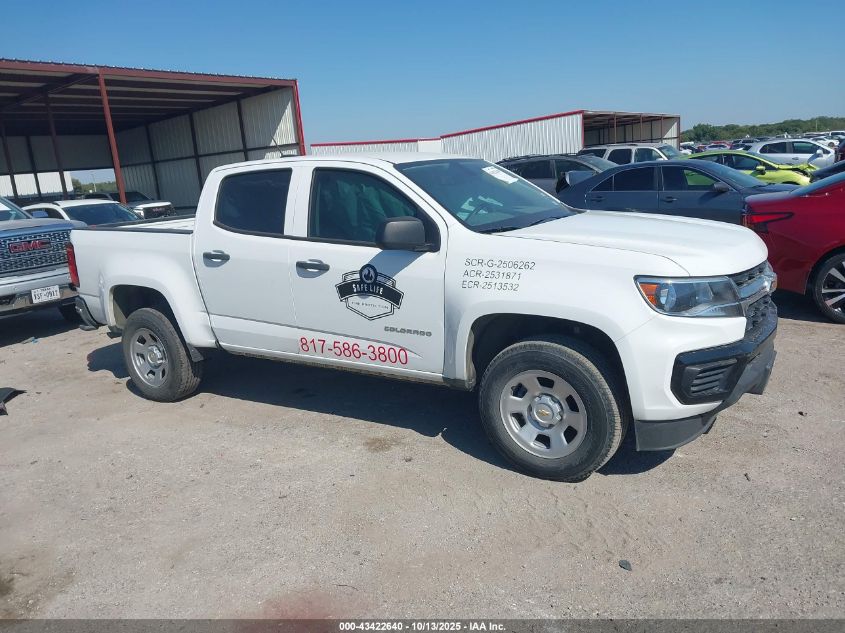 CHEVROLET COLORADO 2WD SHORT BOX WT