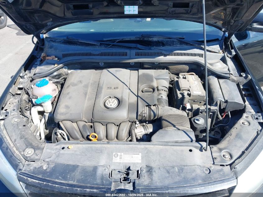 2012 Volkswagen Jetta 2.5L Se VIN: 3VWDP7AJ3CM302927 Lot: 43422660