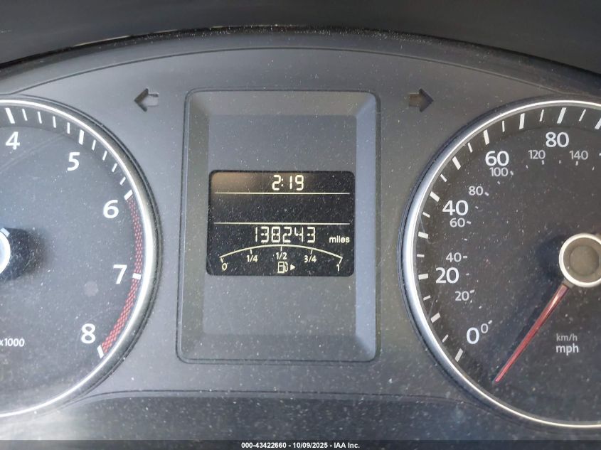 2012 Volkswagen Jetta 2.5L Se VIN: 3VWDP7AJ3CM302927 Lot: 43422660