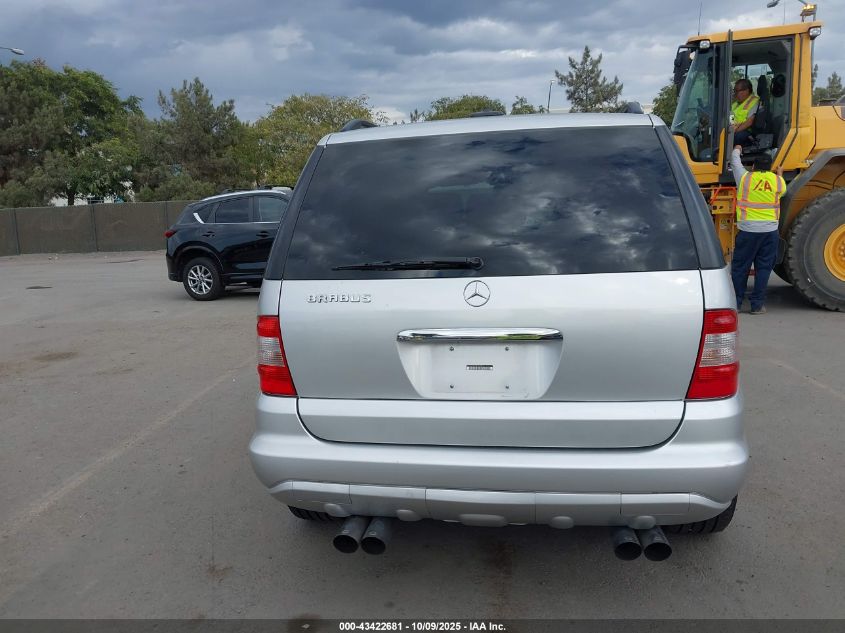 2002 Mercedes-Benz Ml 500 VIN: 4JGAB75E72A293819 Lot: 43422681
