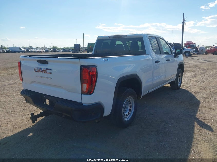 2019 Gmc SIERRA 5.3 K1500 White Lot 111043422729 Vin 1GTR9AEF8KZ412178