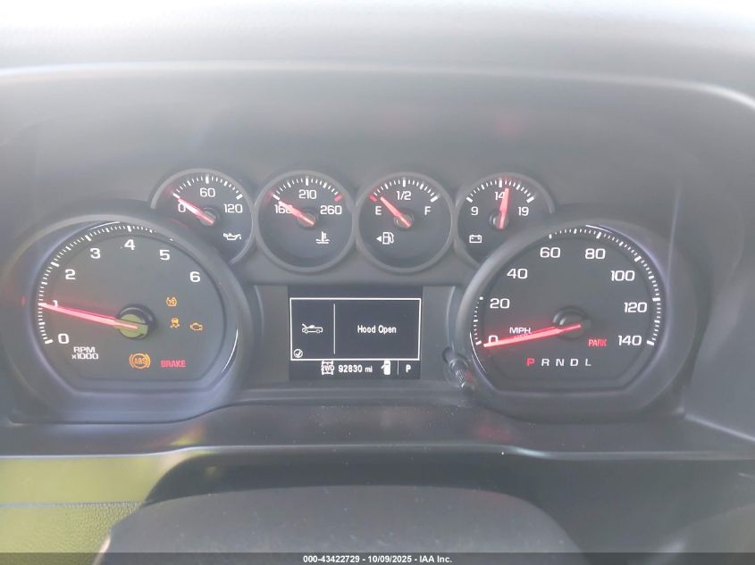 2019 GMC Sierra K1500 VIN: 1GTR9AEF8KZ412178 Lot: 43422729