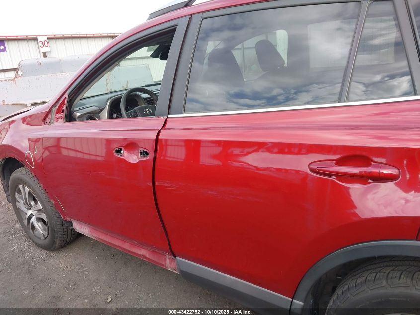 2018 Toyota Rav4 Le VIN: 2T3BFREV9JW852196 Lot: 43422752