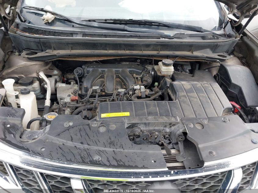 2012 Nissan Murano S VIN: JN8AZ1MW9CW237364 Lot: 43422776