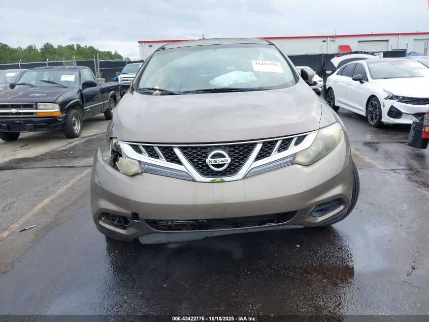 2012 Nissan Murano S VIN: JN8AZ1MW9CW237364 Lot: 43422776
