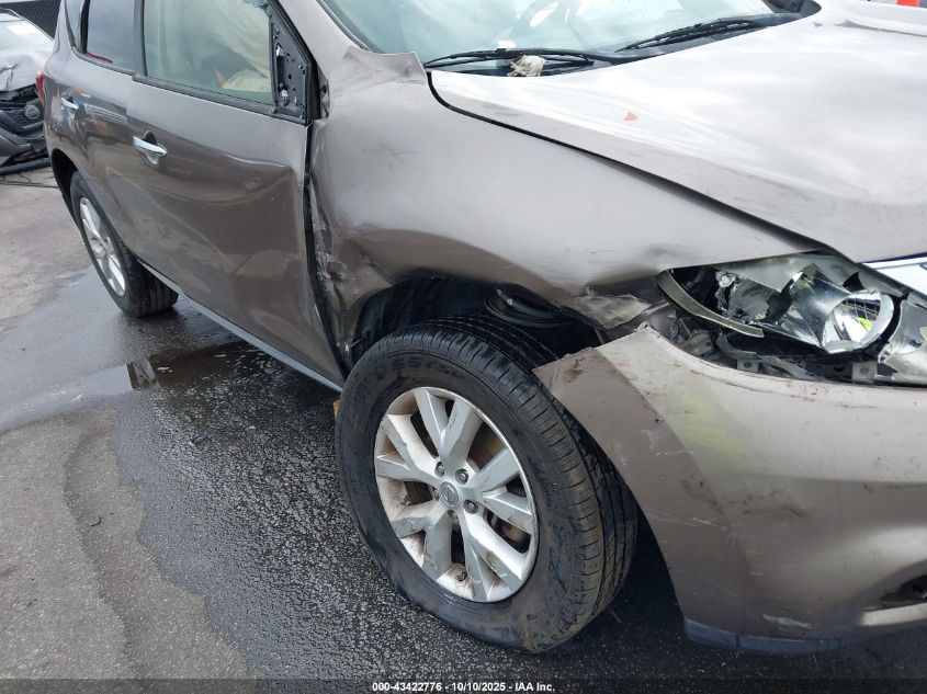 2012 Nissan Murano S VIN: JN8AZ1MW9CW237364 Lot: 43422776