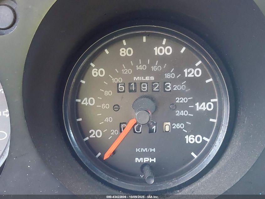 1987 Porsche 924 S VIN: WP0AA092XHN452123 Lot: 43422806