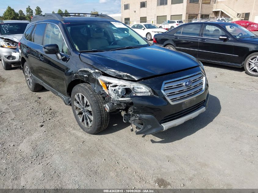 2017 Subaru Outback 2.5I Limited VIN: 4S4BSANCXH3334540 Lot: 43422815