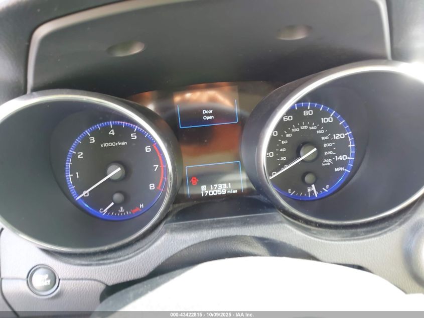 2017 Subaru Outback 2.5I Limited VIN: 4S4BSANCXH3334540 Lot: 43422815