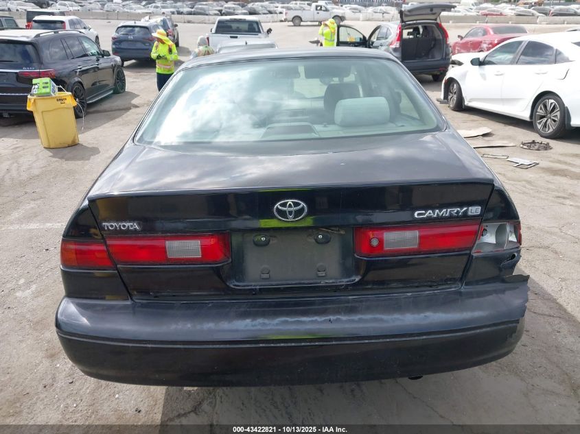 1999 Toyota Camry Le VIN: JT2BG22K6X0321204 Lot: 43422821