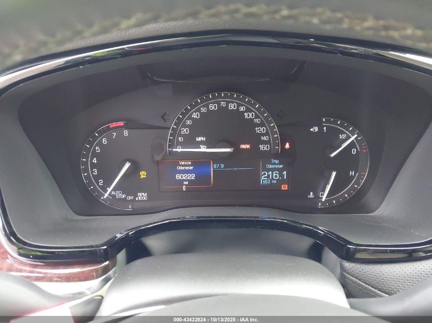 2017 Cadillac Xt5 Luxury VIN: 1GYKNBRS1HZ257471 Lot: 43422824