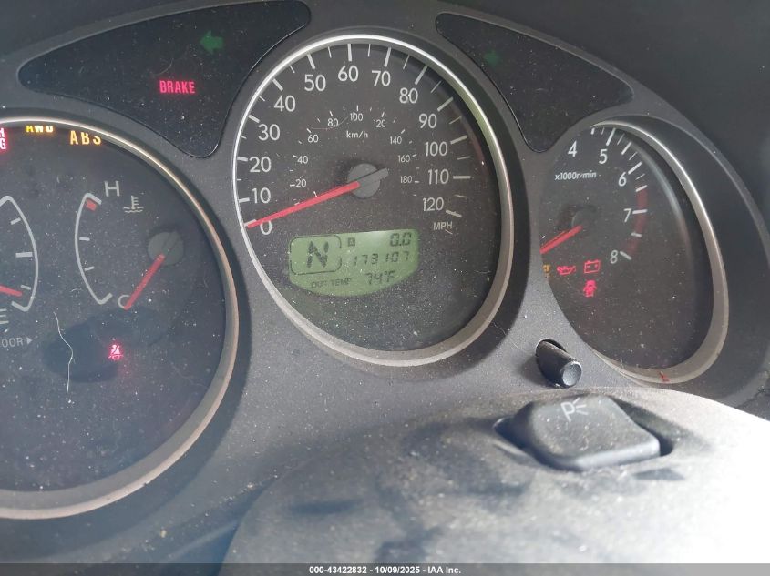 2007 Subaru Forester 2.5X VIN: JF1SG636X7H746075 Lot: 43422832