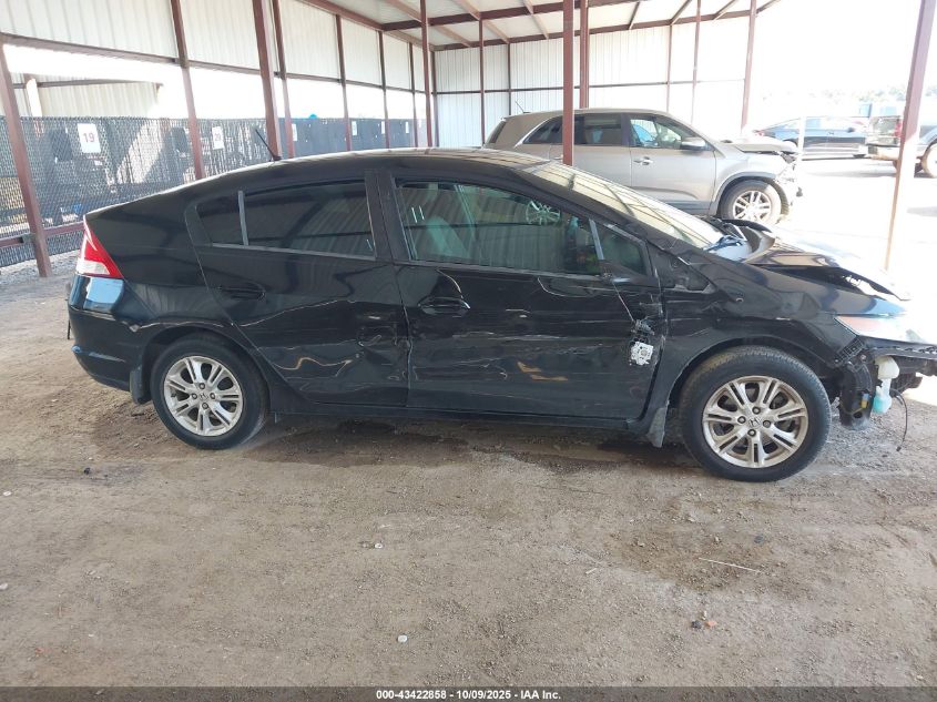 2010 Honda Insight Ex VIN: JHMZE2H79AS023819 Lot: 43422858