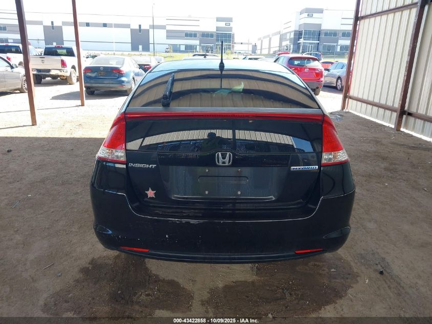 2010 Honda Insight Ex VIN: JHMZE2H79AS023819 Lot: 43422858