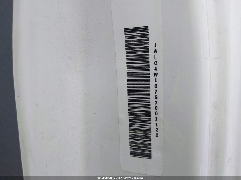 2016 Isuzu Npr Dsl Reg At VIN: JALC4W167G7001122 Lot: 43422865