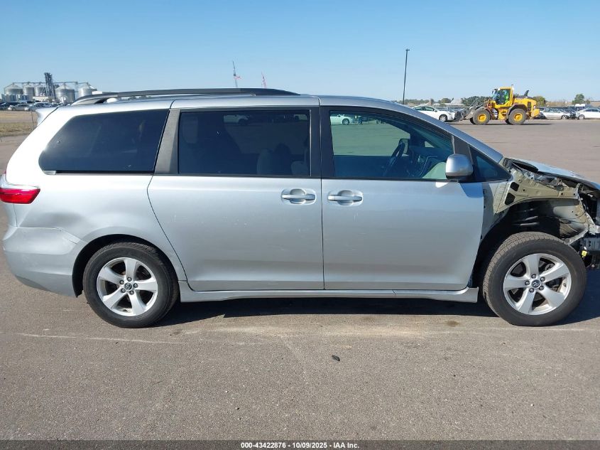 2019 Toyota Sienna Le 8 Passenger VIN: 5TDKZ3DC8KS007279 Lot: 43422876