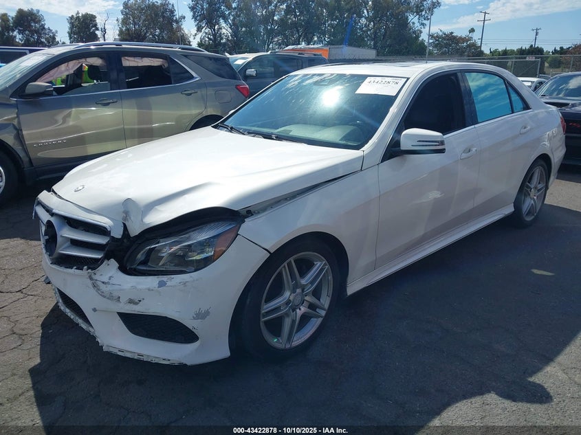 2014 Mercedes-Benz E 350 white sedan gasoline WDDHF5KB2EA805907 photo #3
