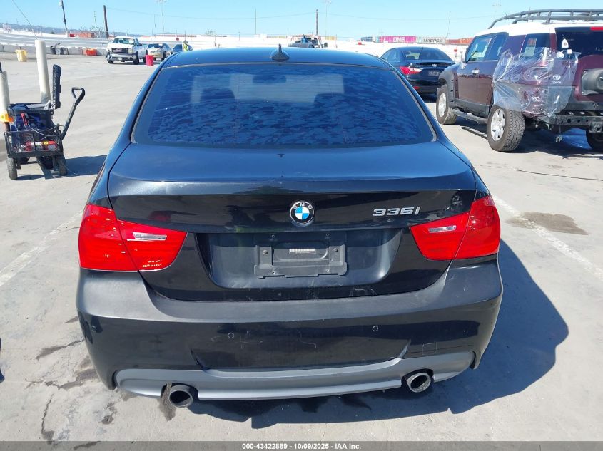 2011 BMW 335I VIN: WBAPM5G52BNN00942 Lot: 43422889