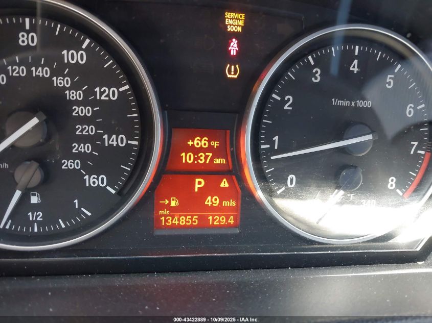 2011 BMW 335I VIN: WBAPM5G52BNN00942 Lot: 43422889