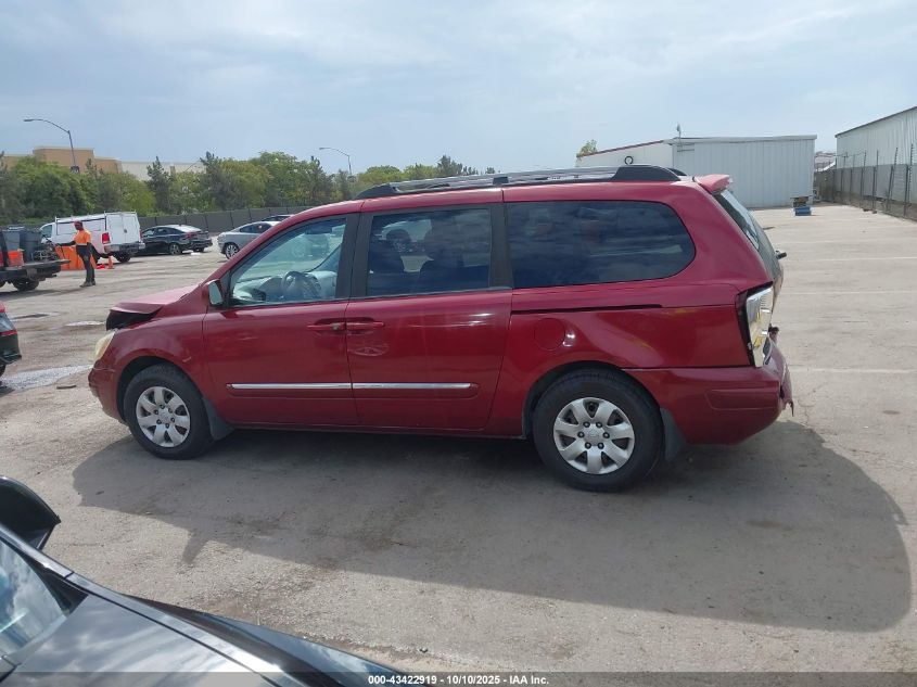 2008 Hyundai Entourage Gls/Limited VIN: KNDMC233786053975 Lot: 43422919