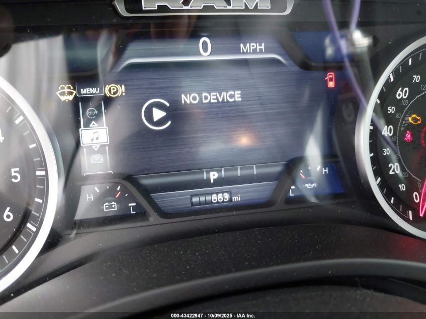 2025 Ram 1500 Warlock 4X4 5'7 Box VIN: 1C6SRFGP7SN760041 Lot: 43422947