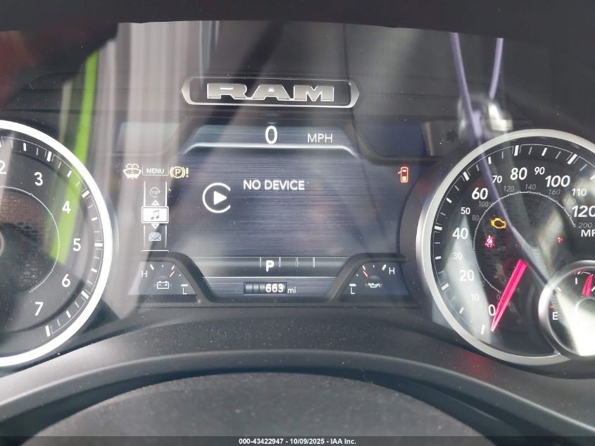 2025 Ram 1500 Warlock 4X4 5'7 Box VIN: 1C6SRFGP7SN760041 Lot: 43422947