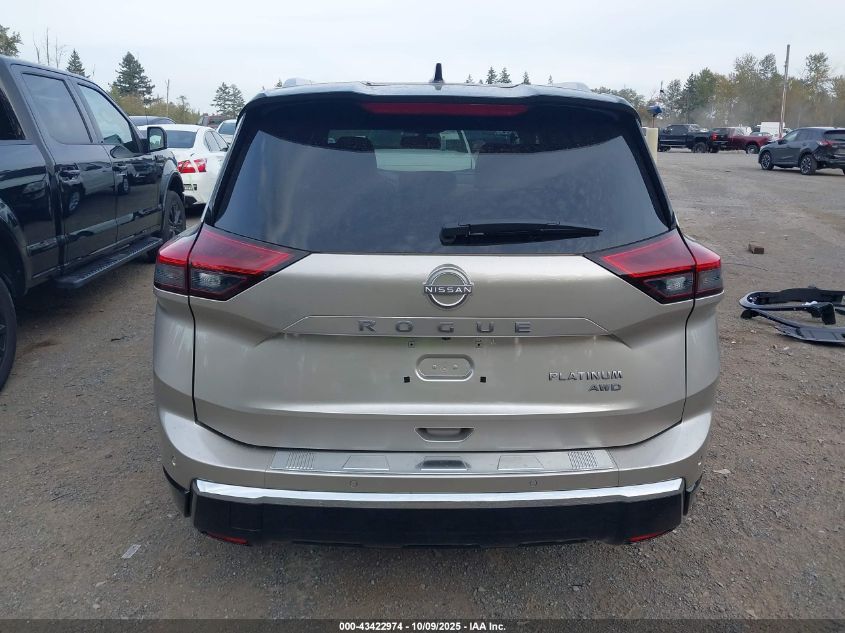 2024 Nissan Rogue Platinum Intelligent Awd VIN: JN8BT3DDXRW455323 Lot: 43422974