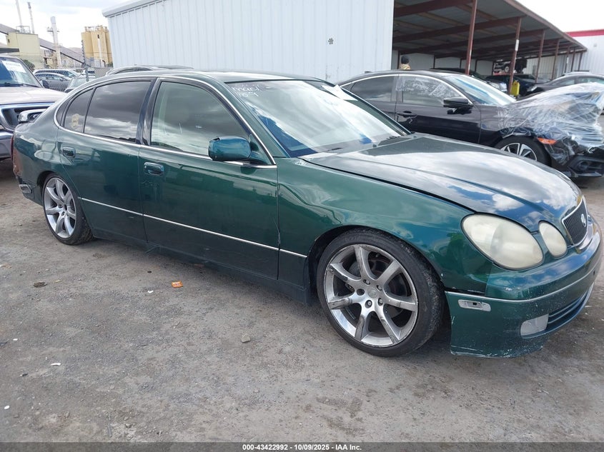 1998 Lexus Gs 400 green sedan gasoline JT8BH68X9W0010121 photo #1