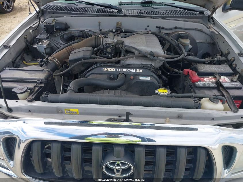 2003 Toyota Tacoma Base V6 VIN: 5TEWN72N33Z304196 Lot: 43422996