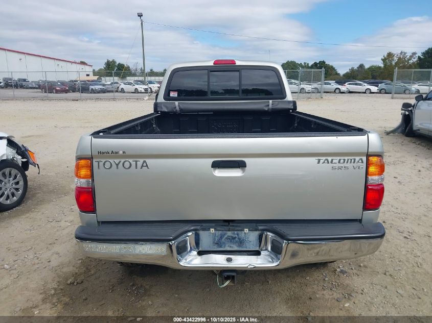 2003 Toyota Tacoma Base V6 VIN: 5TEWN72N33Z304196 Lot: 43422996