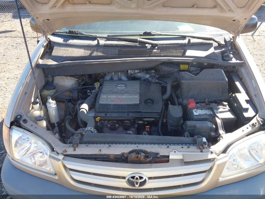 2003 Toyota Sienna Le VIN: 4T3ZF13C13U509791 Lot: 43422997