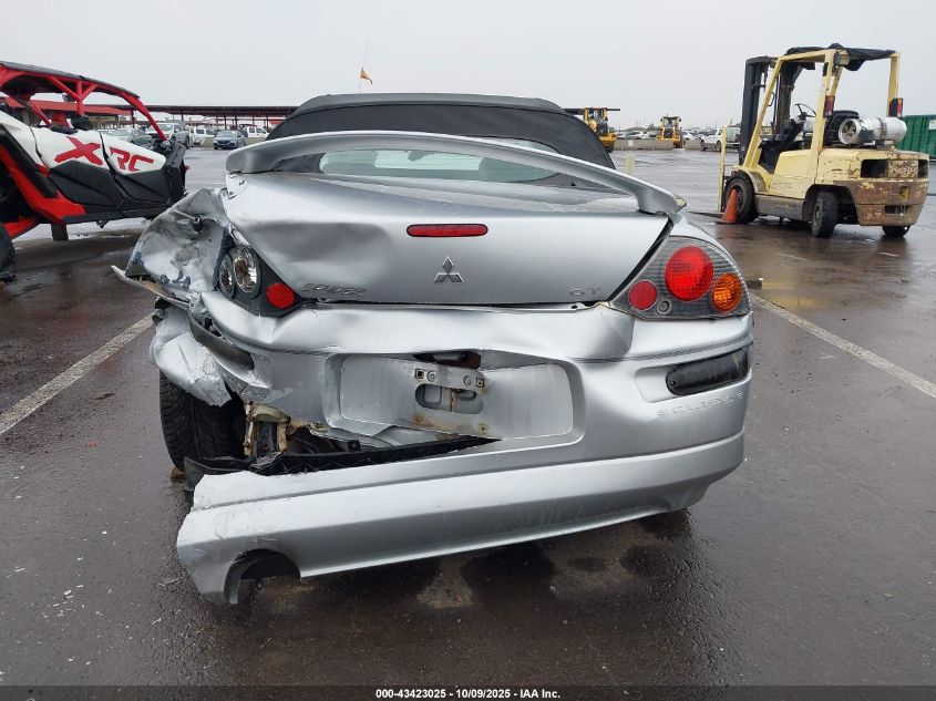 2004 Mitsubishi Eclipse Spyder Gt VIN: 4A3AE55H24E046355 Lot: 43423025