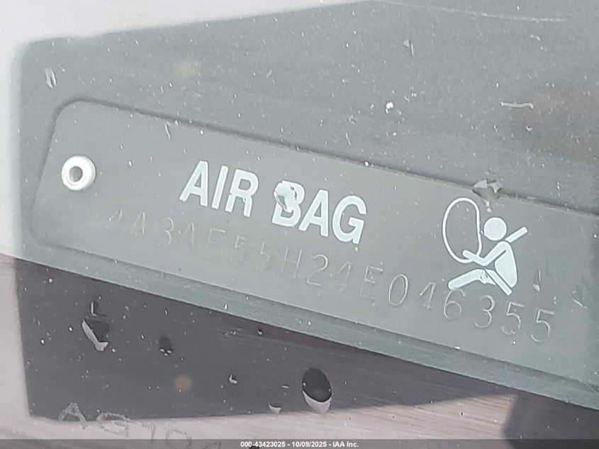 2004 Mitsubishi Eclipse Spyder Gt VIN: 4A3AE55H24E046355 Lot: 43423025