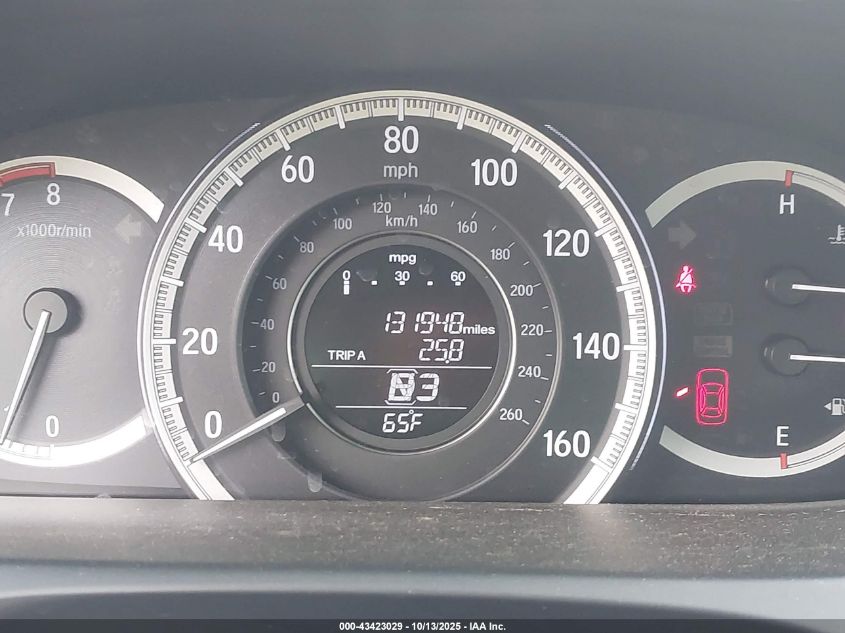 2017 Honda Accord Ex-L V6 VIN: 1HGCR3F81HA001425 Lot: 43423029