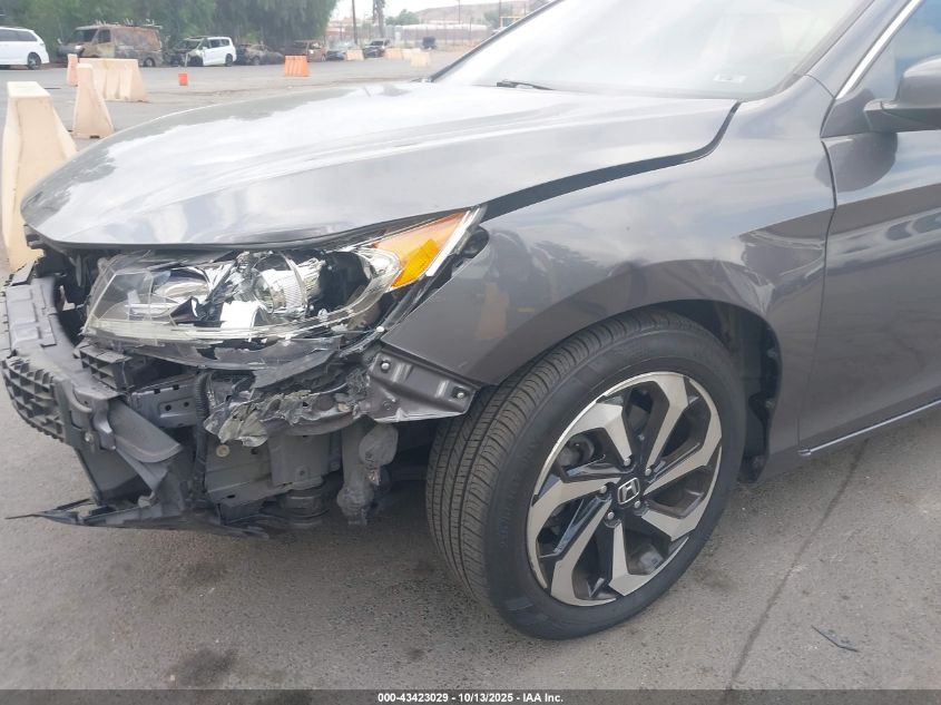 2017 Honda Accord Ex-L V6 VIN: 1HGCR3F81HA001425 Lot: 43423029