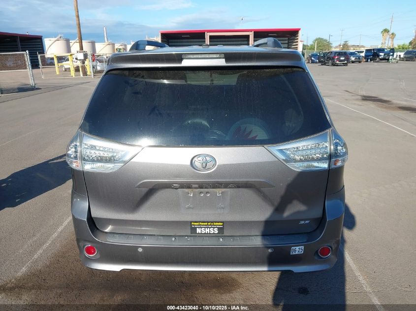 2015 Toyota Sienna Se 8 Passenger/Se Premium 8 Passenger VIN: 5TDXK3DC6FS586661 Lot: 43423040