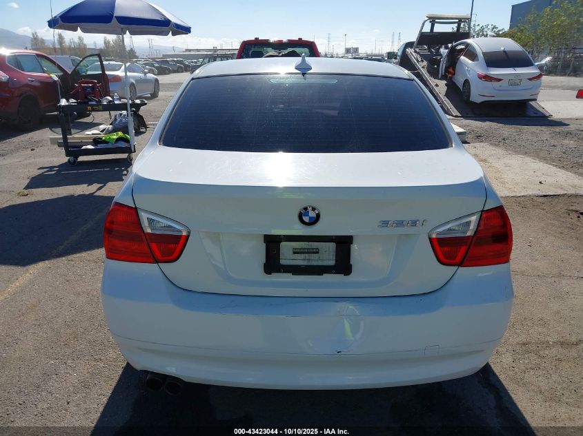 2007 BMW 328I VIN: WBAVC53507FZ80514 Lot: 43423044