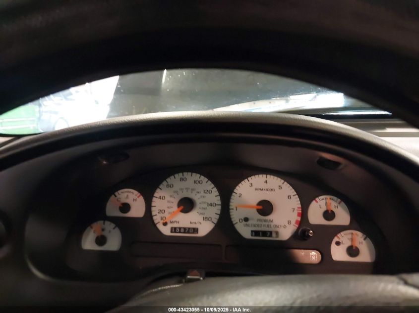 1998 Ford Mustang Svt Cobra VIN: 1FAFP47V1WF137684 Lot: 43423055