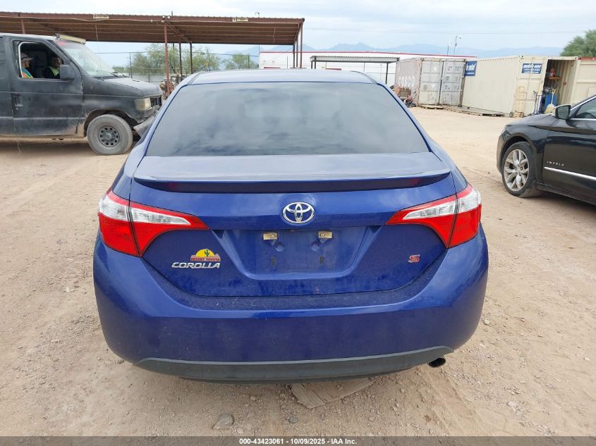 2014 Toyota Corolla S Plus VIN: 5YFBURHEXEP116644 Lot: 43423061