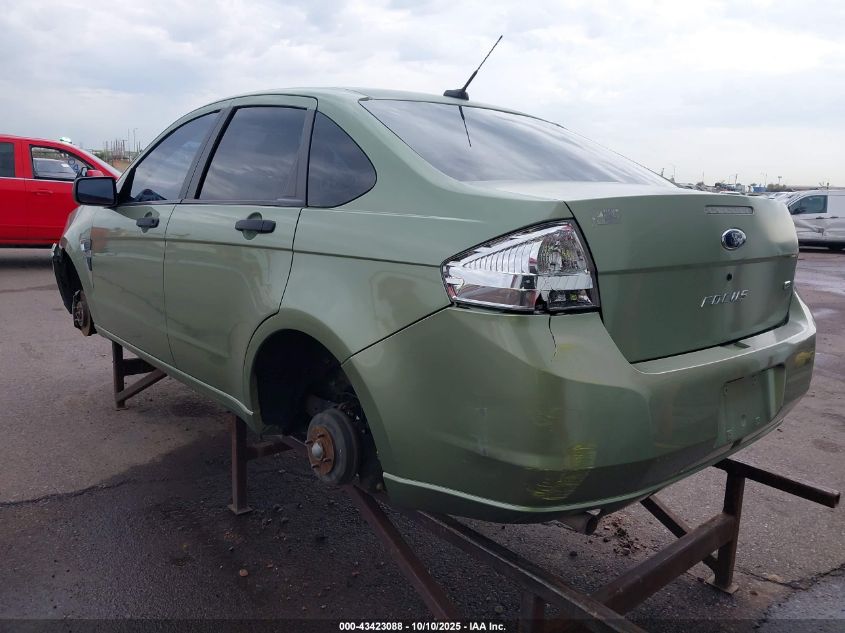 2008 Ford Focus Se/Ses VIN: 1FAHP35N98W190612 Lot: 43423088
