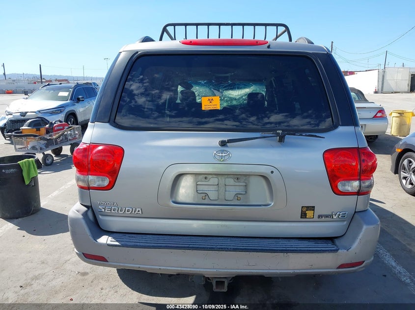 2005 Toyota Sequoia Sr5 V8 VIN: 5TDZT34A75S248883 Lot: 43423090