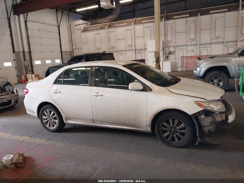 2009 Toyota Corolla Xle VIN: JTDBL40E59J033425 Lot: 43423091