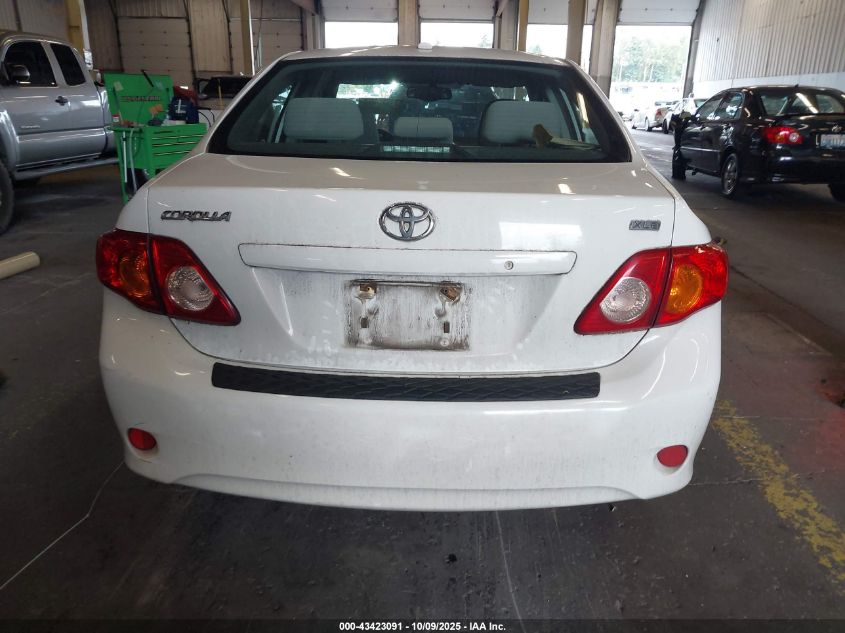 2009 Toyota Corolla Xle VIN: JTDBL40E59J033425 Lot: 43423091