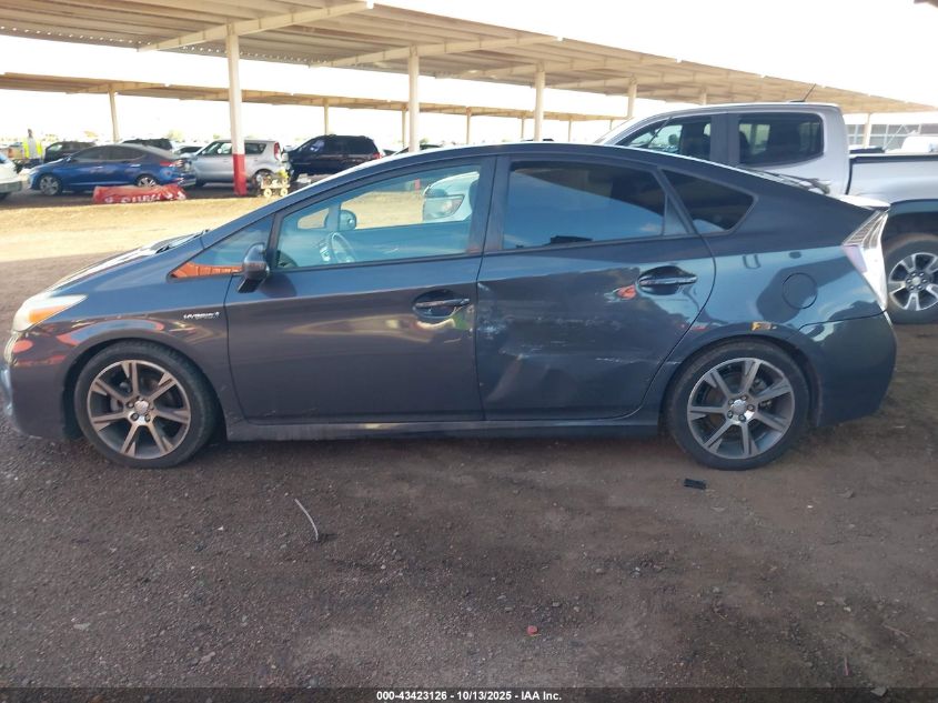 2012 Toyota Prius Three VIN: JTDKN3DU0C1560513 Lot: 43423126