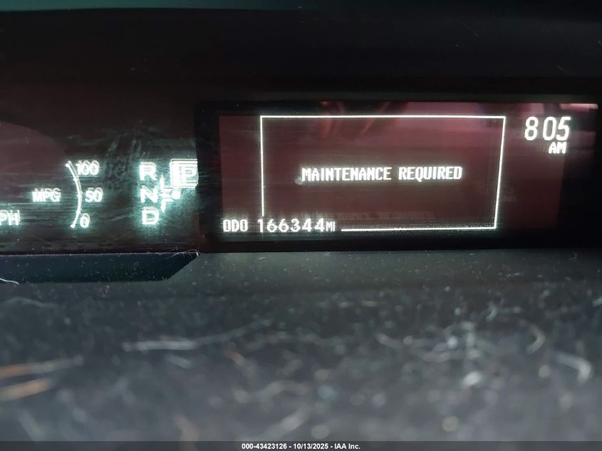 2012 Toyota Prius Three VIN: JTDKN3DU0C1560513 Lot: 43423126