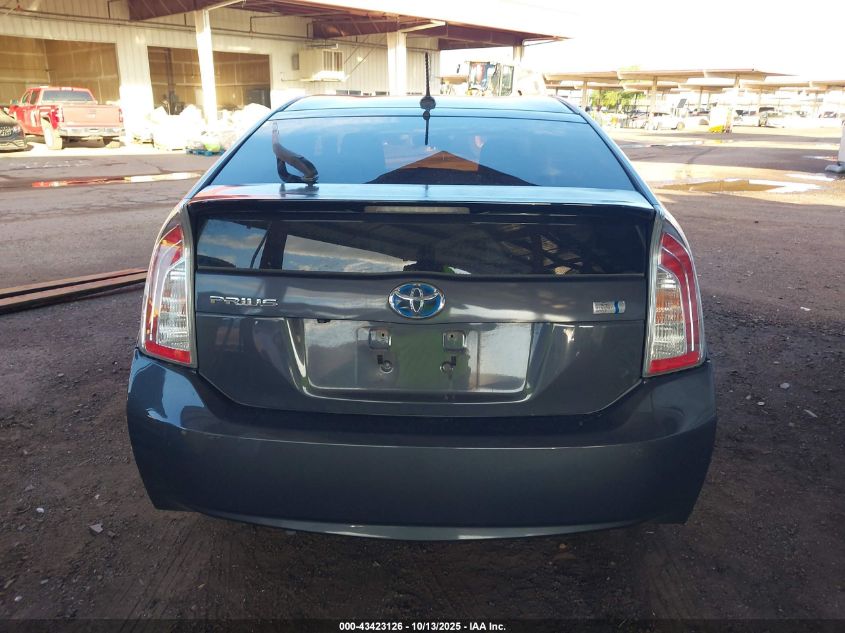 2012 Toyota Prius Three VIN: JTDKN3DU0C1560513 Lot: 43423126